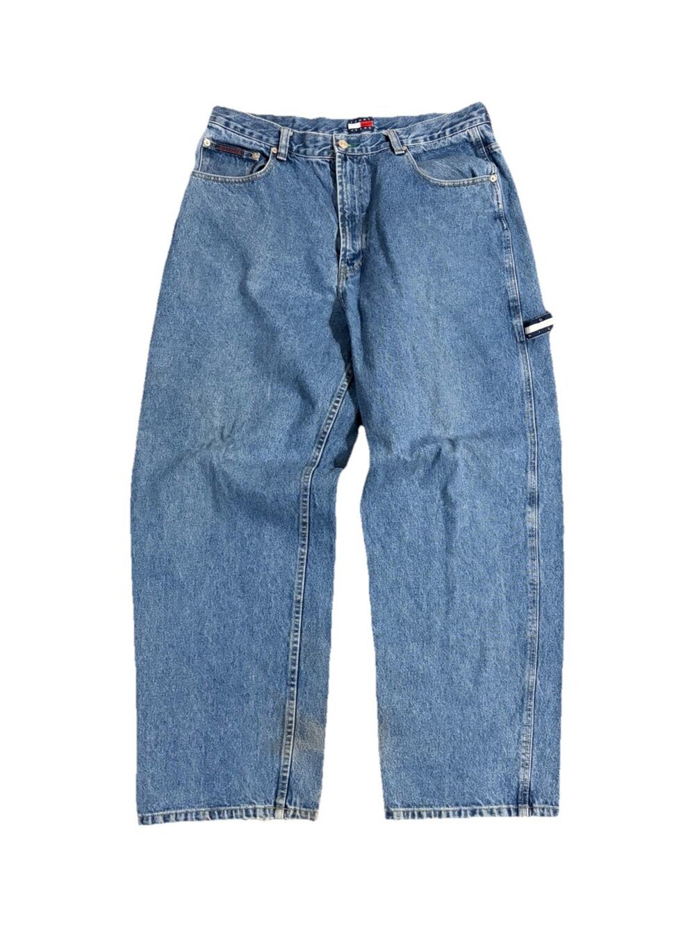 Tommy Hilfiger Men's Vintage Y2K Carpenter Supper Baggy Jeans Size 34/31